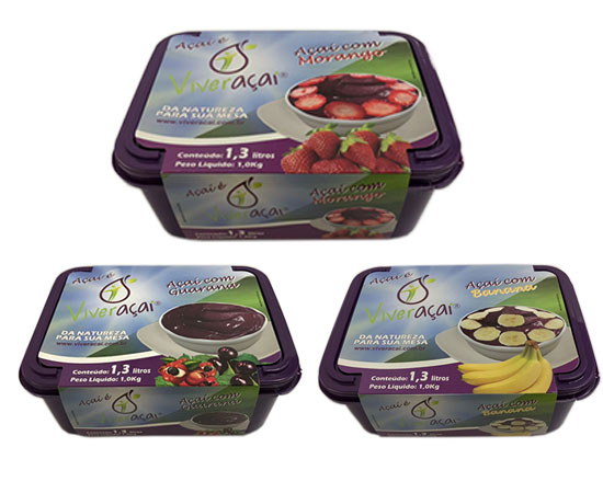 Potes de Creme de AAçaí 1.3 Lt